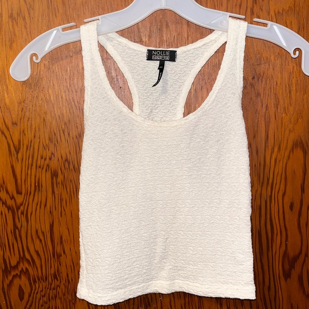 Cream tank top
